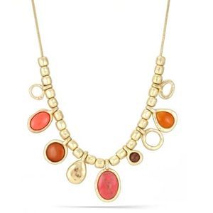 New! Bohm Artisan Inspired Gem & Resin Necklace‎